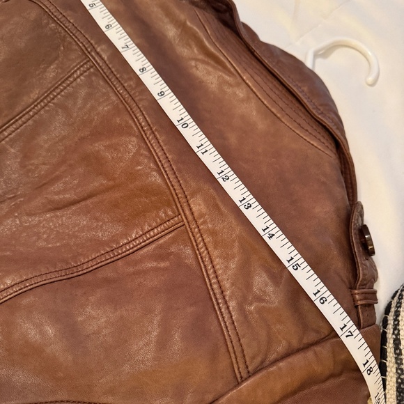 Anthropologie Double-Breasted Leather Jacket - Picture 5 of 6